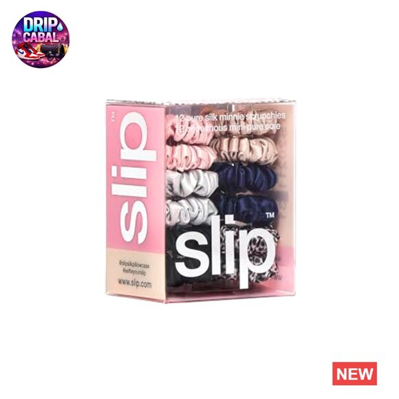 Pure Silk Scrunchies Set Classic Elegant Gentle Hair Accessories